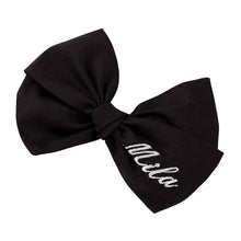 Load image into Gallery viewer, Dark Neutrals Personalized Cotton Bow {Medium}

