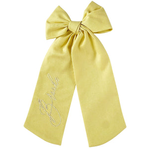 Yellow Personalized Bow