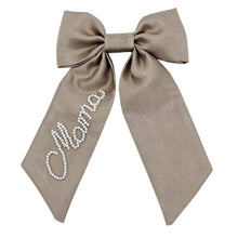 Load image into Gallery viewer, Taupe Pearl Bow
