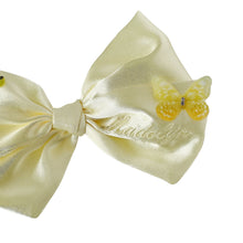 Load image into Gallery viewer, Yellow Medium Monogrammed Crystal Bow
