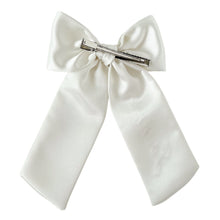 Load image into Gallery viewer, Ivory Monogrammed Crystal Bow
