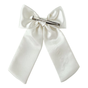 Ivory Monogrammed Crystal Bow