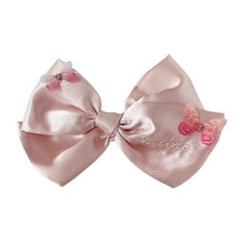 Load image into Gallery viewer, Blush Pink Medium Monogrammed Crystal Bow
