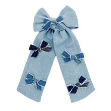 Load image into Gallery viewer, Bespoke Light Wash Bows on Bow
