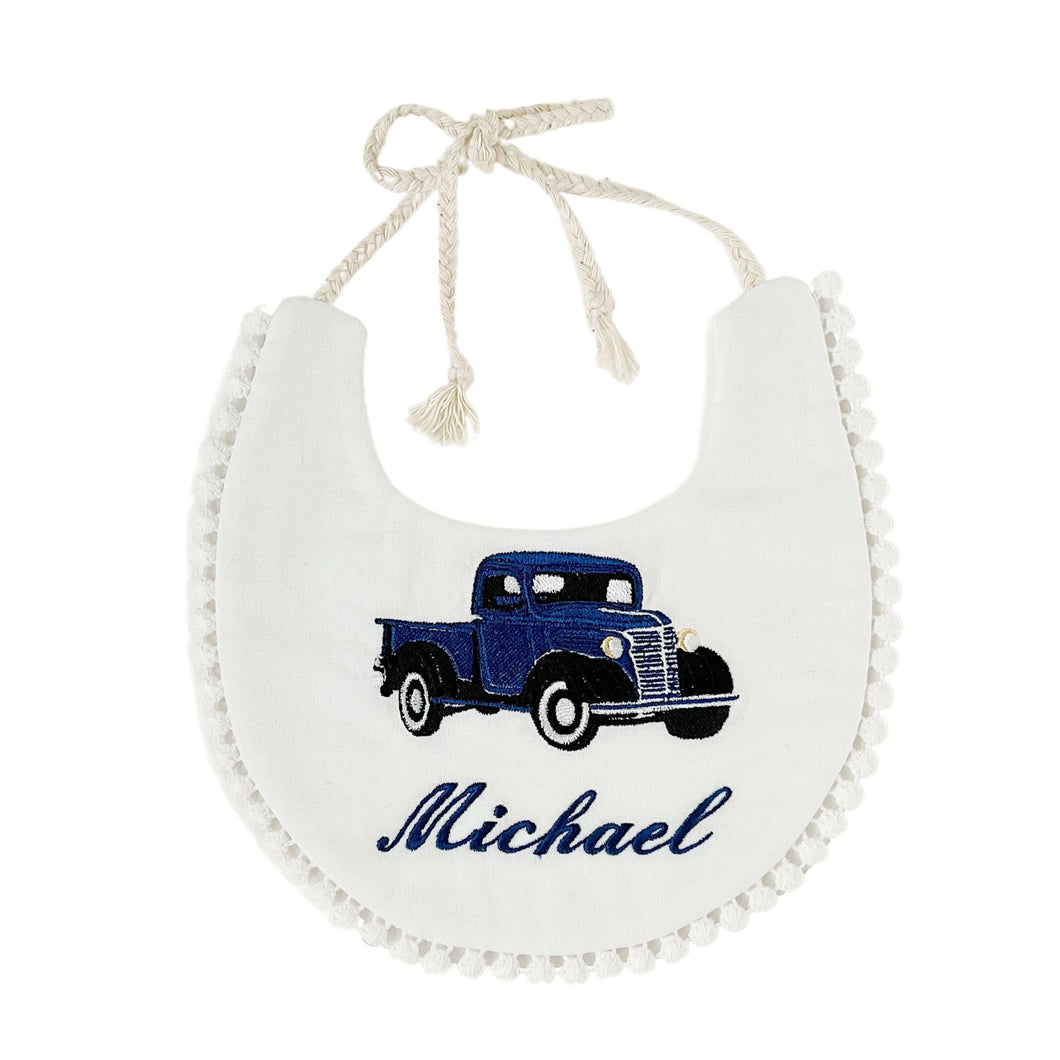 Blue Truck Bib