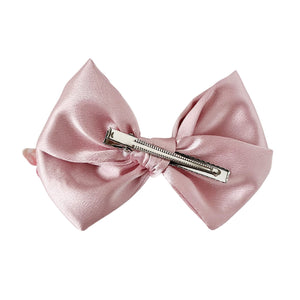 Rose Pink Medium Monogrammed Crystal Bow