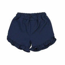 Load image into Gallery viewer, Navy Ruffle Shorts {RTS}
