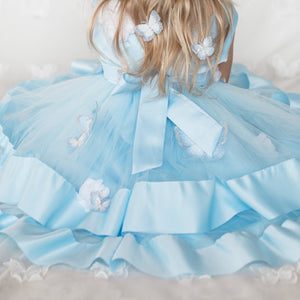Bespoke Blue Butterfly Dress