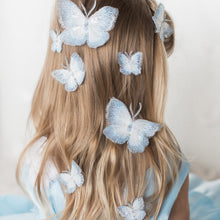 Load image into Gallery viewer, Blue Butterfly Clips
