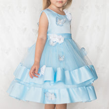 Load image into Gallery viewer, Bespoke Blue Butterfly Dress
