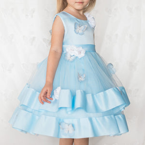 Bespoke Blue Butterfly Dress