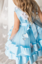 Load image into Gallery viewer, Bespoke Blue Butterfly Dress
