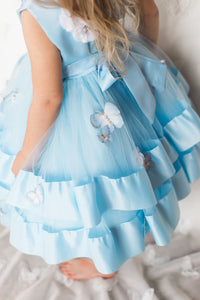 Bespoke Blue Butterfly Dress