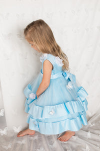 Bespoke Blue Butterfly Dress