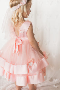 Bespoke Pink Butterfly Dress