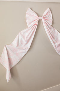 Pink Toile Bespoke Bow {Life size}