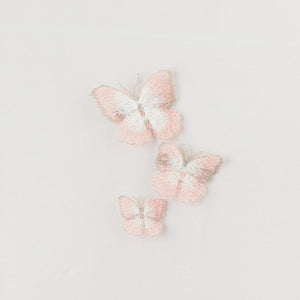Pink Butterfly Clips