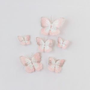 Pink Butterfly Clips