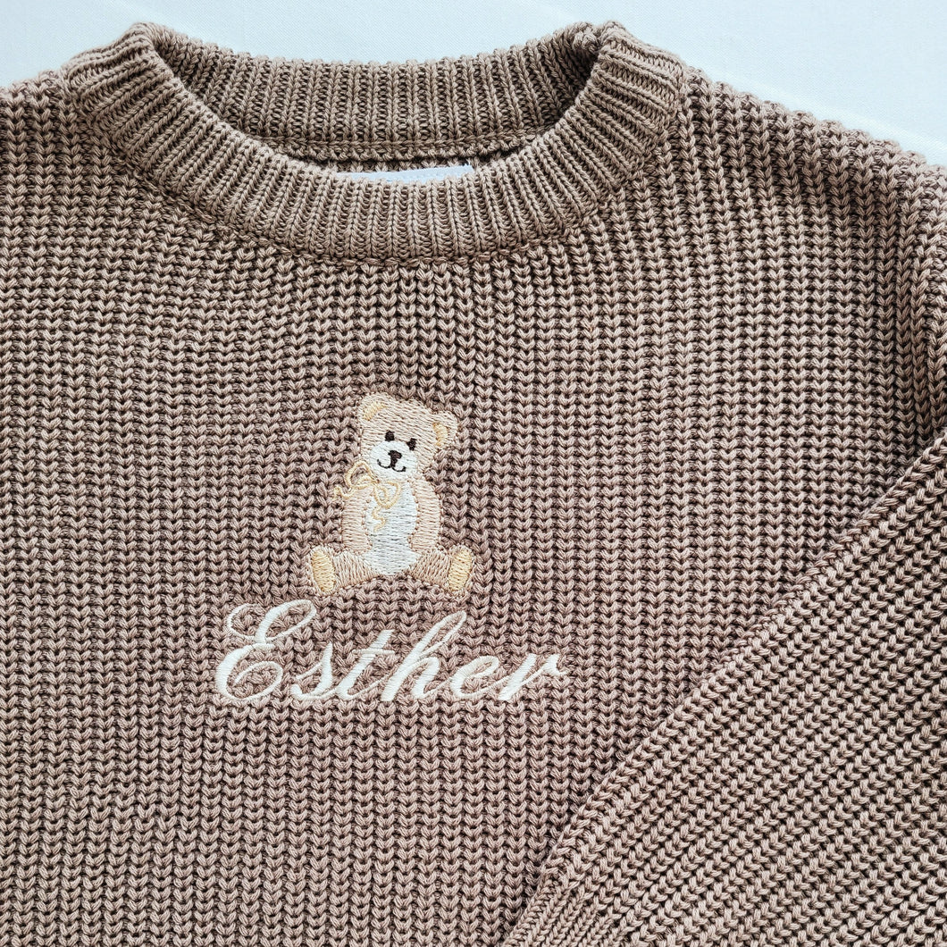 Teddy Bear Gender Neutral Sweater