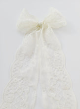 Load image into Gallery viewer, Vintage Long Lace Bow
