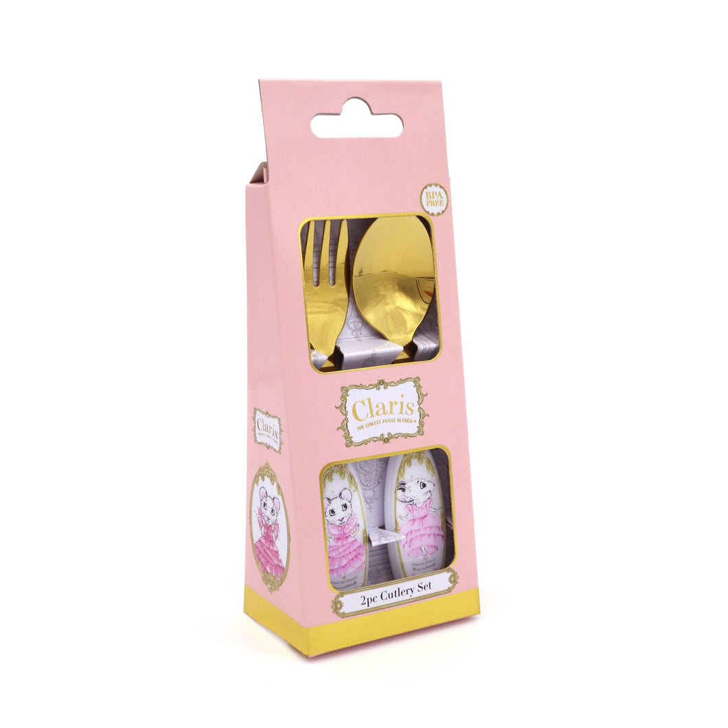 Claris The Chicest Mouse In Paris - cutlery set
