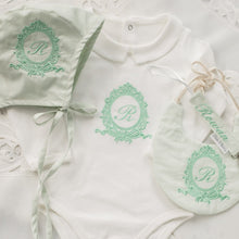 Load image into Gallery viewer, Green Crest Baby Set
