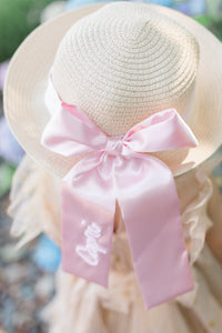 Bespoke Straw Hat With Pearls