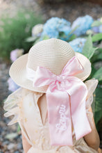 Load image into Gallery viewer, Bespoke Straw Hat With Pearls
