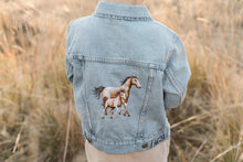 Load image into Gallery viewer, Horse Denim Jacket
