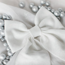 Load image into Gallery viewer, White Shimmer Sailor Bow
