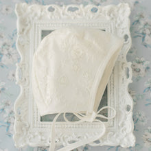 Load image into Gallery viewer, White Lace Bonnet
