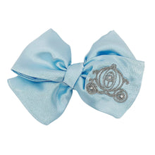 Load image into Gallery viewer, Cinderella Carriage Medium Blue Bow

