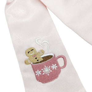 Hot Cocoa Crystal Bow