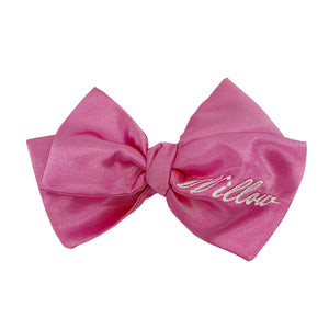 Personalized Medium Pink Bows