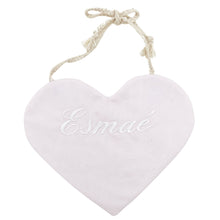 Load image into Gallery viewer, Pink Heart Personalized Bib
