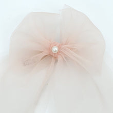 Load image into Gallery viewer, Blush Pink Long Tulle Bow
