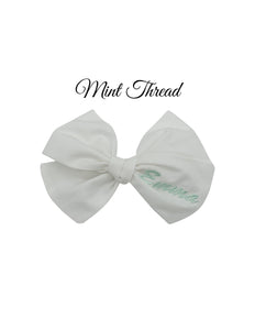 Personalized Cotton Bow {Medium}