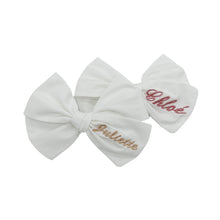 Load image into Gallery viewer, Personalized Cotton Bow {Medium}
