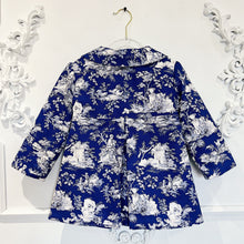 Load image into Gallery viewer, French Blue Toile Jacket
