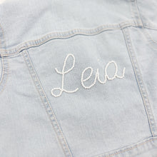Load image into Gallery viewer, Pearl Denim Jacket

