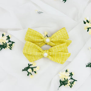 Jelly Bean Pigtail Bows