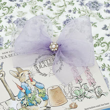 Load image into Gallery viewer, Lavender Latte Baby Bow
