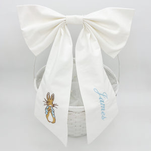 Peter Rabbit Easter Basket Bow