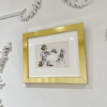 Load image into Gallery viewer, Tea Time Painting Gold Frame 11.5 x 9.5&#39;&#39;
