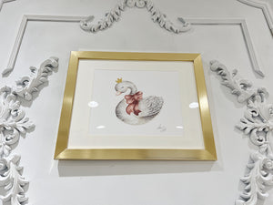Swan Painting 12.5 x 15.5