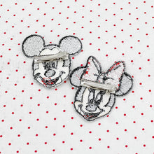 Load image into Gallery viewer, Red Minnie &amp; Mickey Clips
