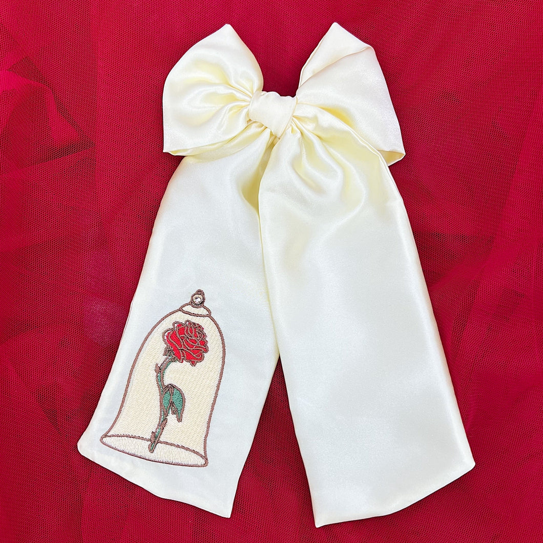Beauty and The Beast Rose Bow