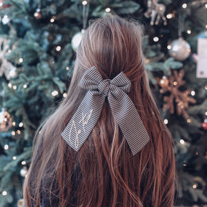 Je t'aime - Houndstooth Bow