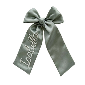 Olive Green Heirloom Bow