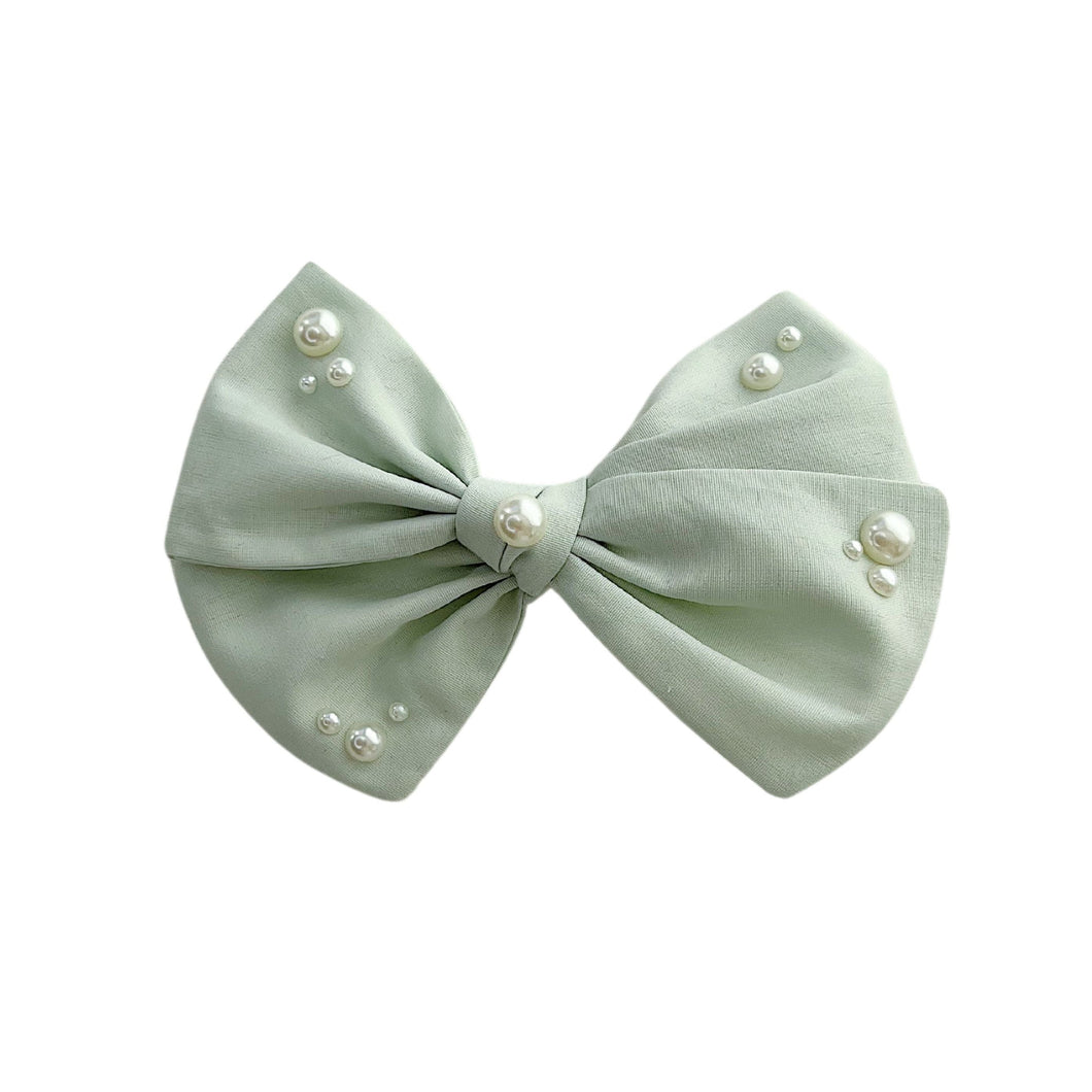 Sage Green Oversized Bow